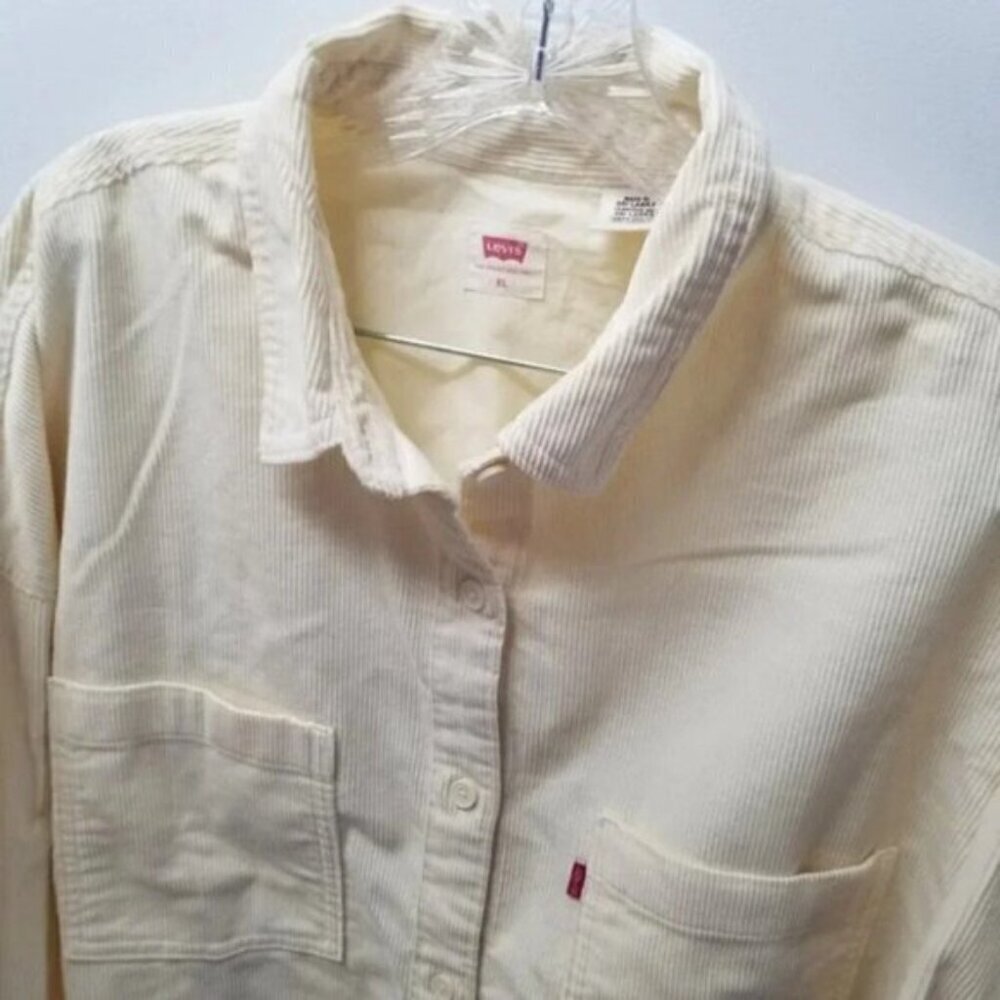 Levi's Elliot Utility Jacket Corduroy Yellow XL - Picture 11 of 15